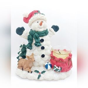 2000 Lincolnshire Collection "SNOWMAN CANDLE‎ LIGHT" figurine with box